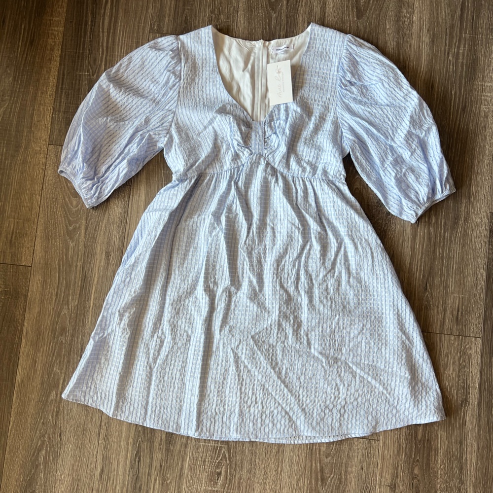 Mittoshop large dress powder blue